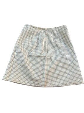 Authentic Vintage Y2K Iceberg Jeans Blue Grid Print Mini Skirt IT 38 / US XS-S